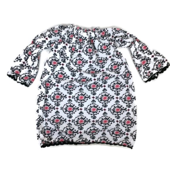 Le' Za Me Girl's Hand Smocked Bishop Sleeve Dress - Picture 4 of 5